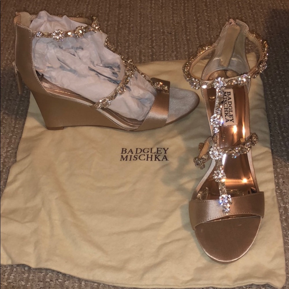 Beautiful Badgley Mischka wedged